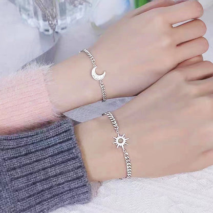 Two Halves of Heaven Couple Bracelets