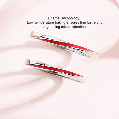 Velvety Couple Rings