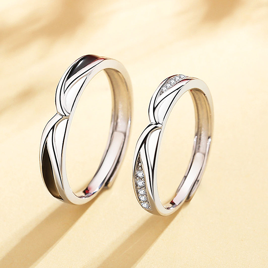 Whispering Willow Couple Rings