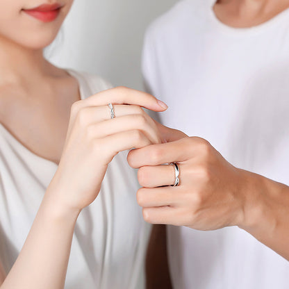 Whispering Willow Couple Rings