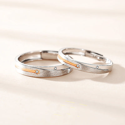 Wishing Stars Couple Rings