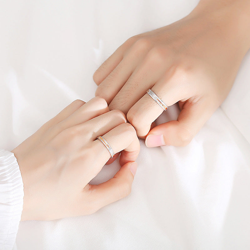 Wishing Stars Couple Rings