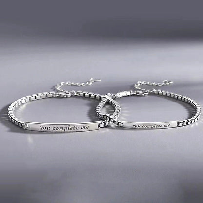 You Complete Me Couple Bracelets